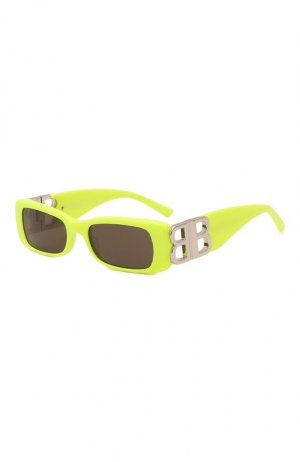 Солнцезащитные очки Balenciaga. Цвет: жёлтый
