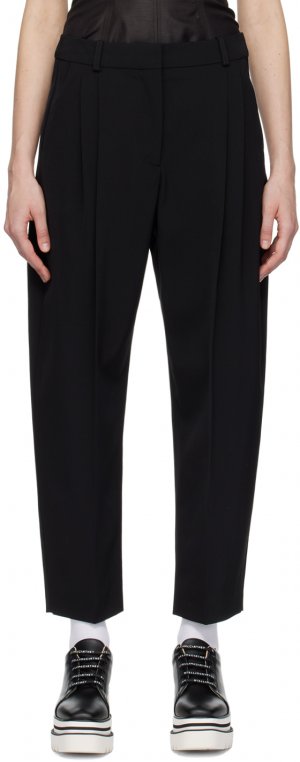 Черные брюки со складками Stella Mccartney