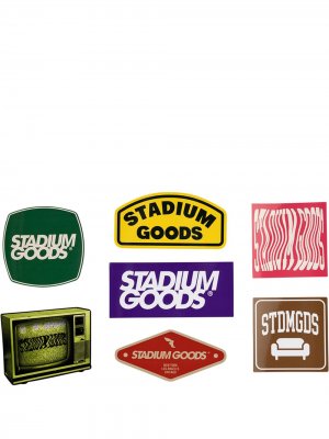 Комплект наклеек Stadium Goods. Цвет: зеленый