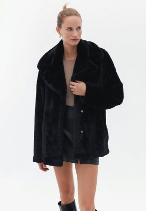 Короткое пальто OVERSIZE WITH DETAIL , цвет black OXXO