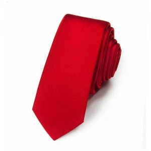 Яркий красный галстук зауженный 829860 Laura Biagiotti