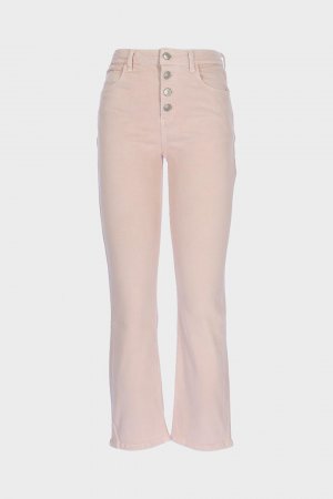 Узкие прямые джинсовые брюки с высокой талией и пуговицами Sydney Powder Color C 4529-061 CROSS JEANS