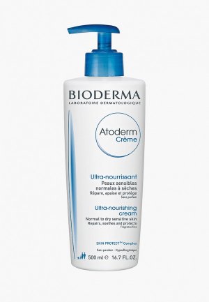 Крем для тела Bioderma Атодерм, 500 мл. Цвет: белый