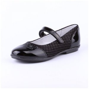 Туфли для девочек ELEGAMI 6-613301801,Черный,Размер 28. Цвет: черный