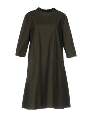 Короткое платье ADELE FADO. Цвет: зеленый-милитари