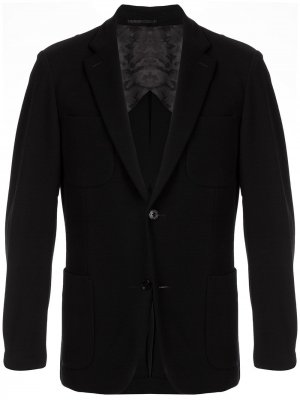 Однобортный пиджак Loveless. Цвет: черный