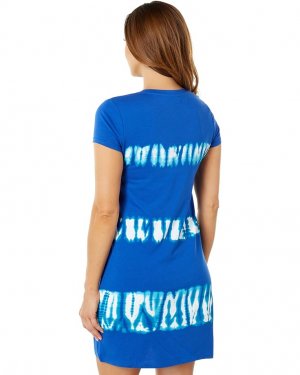 Платье U.S. POLO ASSN. Tie-Dye Stripe Sneaker Dress, цвет Blue Raft