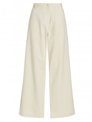 2 Широкие джинсовые брюки Moncler 1952 , белый Genius