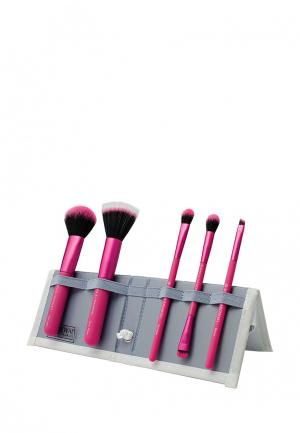 Набор кистей для макияжа Royal&Langnickel. Цвет: розовый
