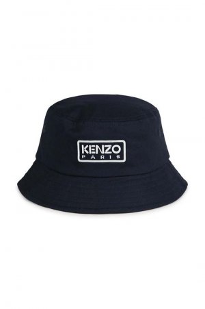 Kenzo kids Хлопковая детская шапка, синий
