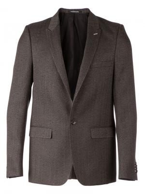 Классический пиджак Nicolas Andreas Taralis. Цвет: серый