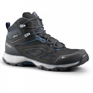 Спортивные кроссовки Decathlon Waterproof Mountain Walking Shoes - Mh100 Mid , черный Quechua