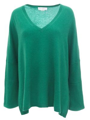 Кашемировый пуловер Amanda Wakeley. Цвет: зеленый