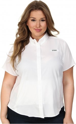 Рубашка Tamiami II S/S больших размеров , белый Columbia