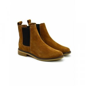 Ботинки челси , размер 4D UK, коричневый Clarks. Цвет: коричневый/темно-коричневый