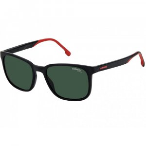 CARRERA Men s 8046 Матовые черные солнцезащитные очки в оправе с зелеными поляризованными линзами