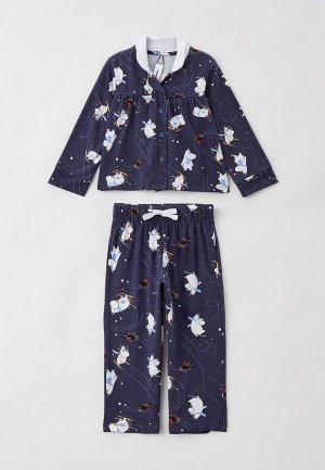 Пижама Sela. Цвет: синий
