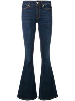 Расклешенные джинсы скинни Dondup. Цвет: синий
