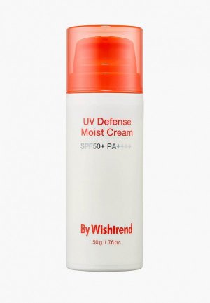 Крем солнцезащитный By Wishtrend UV Defense Moist Cream SPF50+ PA++++, 50g. Цвет: белый