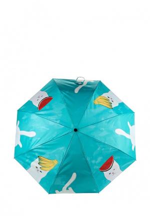 Зонт складной Kawaii Factory. Цвет: мятный