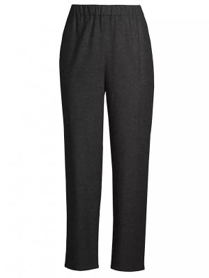 Шерстяные брюки-галифе до щиколотки , цвет charcoal Eileen Fisher