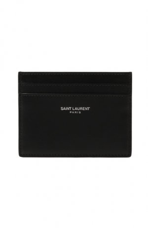 Футляр для кредитных карт Saint Laurent. Цвет: чёрный