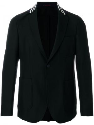 Однобортный пиджак The Gigi. Цвет: черный