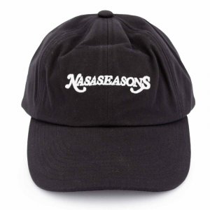 Регулируемая кепка черного цвета с вышитым логотипом NASASEASONS
