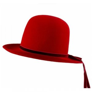 Шляпа от Ann Demeulemeester. Цвет: красный