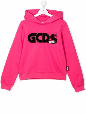 Худи с логотипом Gcds Kids. Цвет: розовый