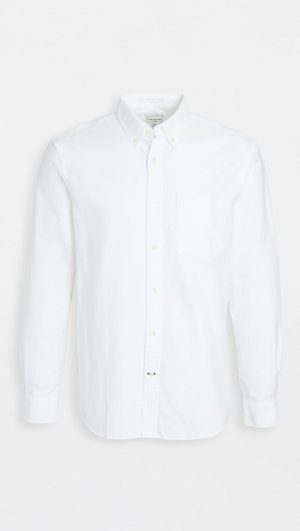 Рубашка Long Sleeve Solid Oxford, белый Club Monaco