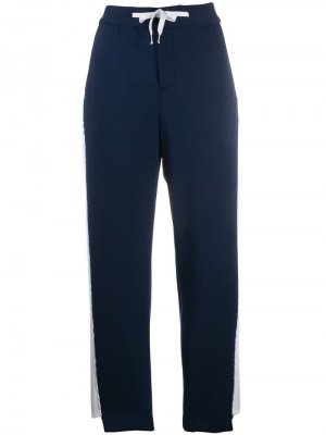 Спортивные брюки с контрастными вставками Pt01. Цвет: синий