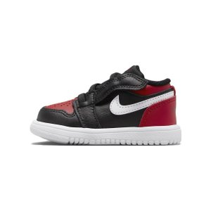 1 Low Alternate Bred Toe (TD) Baby Sneakers Black White Gym-Red CI3436-066 Jordan