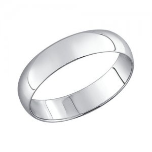 Обручальное кольцо из серебра SOKOLOV
