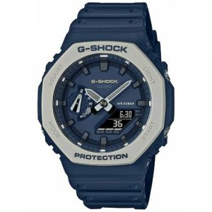 Наручные часы G-Shock GA-2110ET-2A, синий CASIO. Цвет: синий