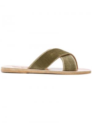 Сандалии Thais Ancient Greek Sandals. Цвет: зеленый