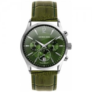 Наручные часы , зеленый GEORGE KINI. Цвет: хаки