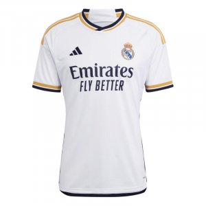 Женская/мужская футбольная майка Реал Мадрид, домашняя – сезон 2023/24 ADIDAS, цвет weiss Adidas