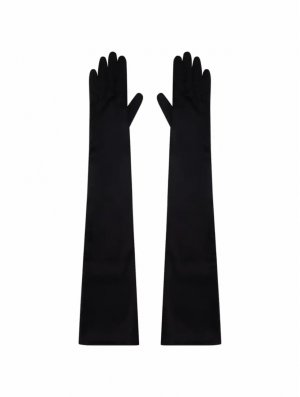 Атласные длинные перчатки Dolce&Gabbana (D&G)