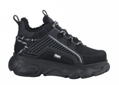 Женские кроссовки (CLD HIKE 1630365), черные Buffalo shoes. Цвет: черный