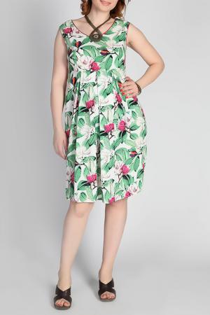 Платье Мамуля Красотуля. Цвет: зеленый