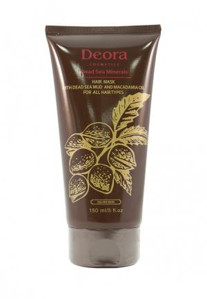 Маска грязевая для волос Deora Cosmetics. Цвет: коричневый