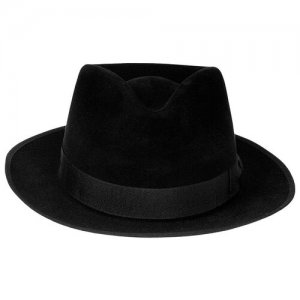 Шляпа, размер 59, черный Laird. Цвет: черный