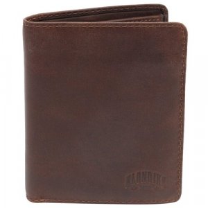 Бумажник , фактура тиснение, гладкая, коричневый KLONDIKE 1896. Цвет: коричневый/темно-коричневый