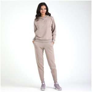 Спортивные женские брюки, размер 46, бежевые Argo Classic. Цвет: коричневый/бежевый