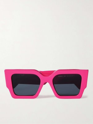 Солнцезащитные очки Catalina в квадратной оправе из ацетата OFF-WHITE, розовый Off-White
