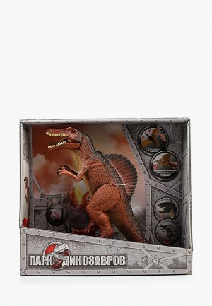 Игрушка 1Toy Динозавр. Цвет: коричневый