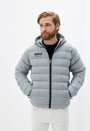 Куртка утепленная Gios. Цвет: серый