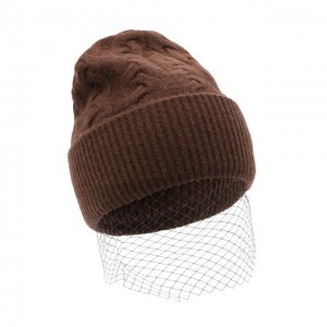 Кашемировая шапка FTC. Цвет: коричневый