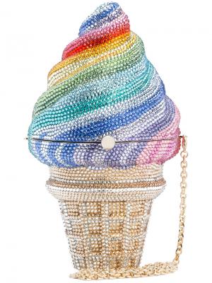 Сумка Rainsbow Ice Cream Judith Leiber Couture. Цвет: металлический